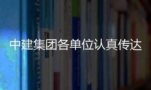 达学的二位认习党十届三中中建真传集团精神各单全会